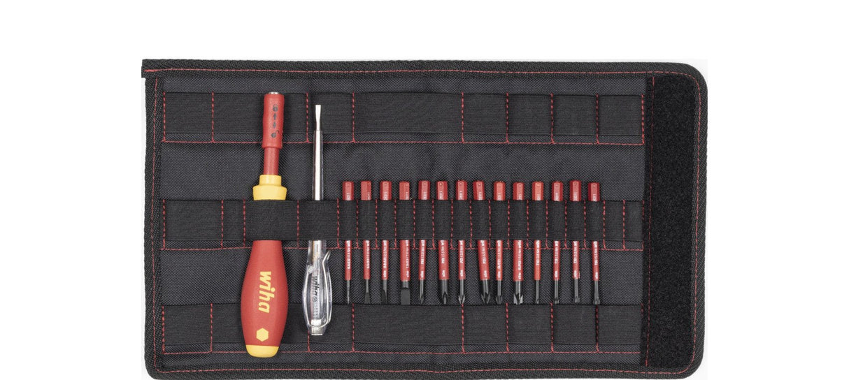 Wiha Destornillador Con Portapuntas Electric Slimvario Starter Set 36068