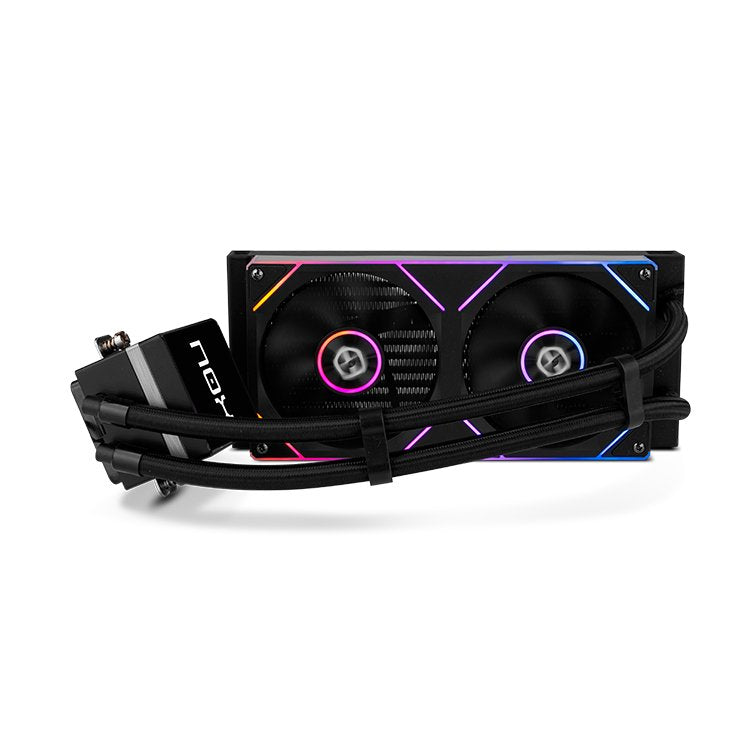 Refrigeracion Liquida Cpu Nox Hummer M-240 240mm Lcd Magnetico Argb Negro