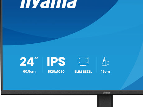 EAN 4948570127849 - iiyama ProLite XB2491H-B1 pantalla para PC 60,5 cm (23.8") 1920 x 1080 Pixeles Full HD LCD Negro imagen 12