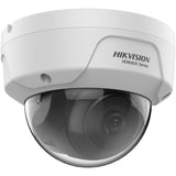 Cámara Hikvision Hwi-D140ha De Seguridad Domo Ip 4mp Antivandálico De Exterior Con Visión Nocturna 30m, Lente Fija 2.8mm, Wdr 120db, H.265+, Ip67, Ik10, Poe - Blanco