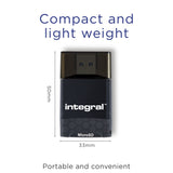 Lector De Tarjetas Usb-A 3.0 Integral Dual Slot (Negro)