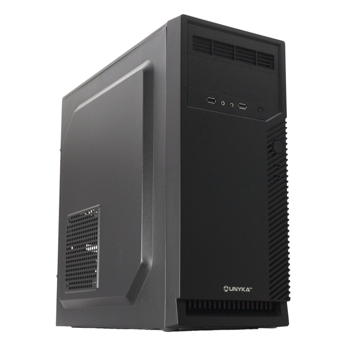 Caja Pc Unykach Micro-Atx Aero C30 U3.0 (Sin Fuente) Negra 52098