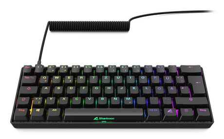 EAN 4044951041923 - Sharkoon 100065629 teclado Hogar USB QWERTZ Alemán Negro imagen 3