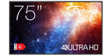 Optoma N3751k Pantalla Plana Para Señalización Digital 190,5 Cm (75") Led Wifi 450 Cd / M² 4k Ultra Hd Negro Android 11 24/7
