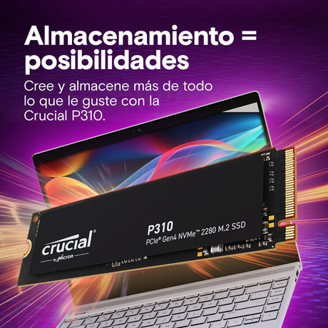 EAN 0649528942258 - Crucial P310 4 TB M.2 PCI Express 4.0 NVMe imagen 6