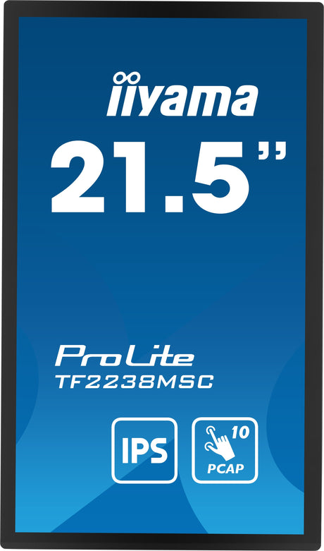 EAN 4948570121618 - iiyama TF2238MSC-B1 pantalla de señalización Pizarra de caballete digital 55,9 cm (22") LED 600 cd / m² F imagen 2