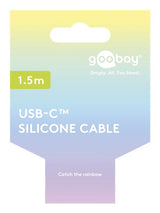 Goobay Usb-C Silicone Cable, 1.5 M, Blue