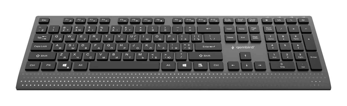 Keyboard Multimedia Usb Cyrill/Black Kb-Mch-06-Cyrl Gembird
