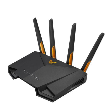 EAN 4711081760344 - ASUS TUF Gaming AX3000 V2 router inalámbrico Gigabit Ethernet Doble banda (2,4 GHz / 5 GHz) Negro, Naranj imagen 1
