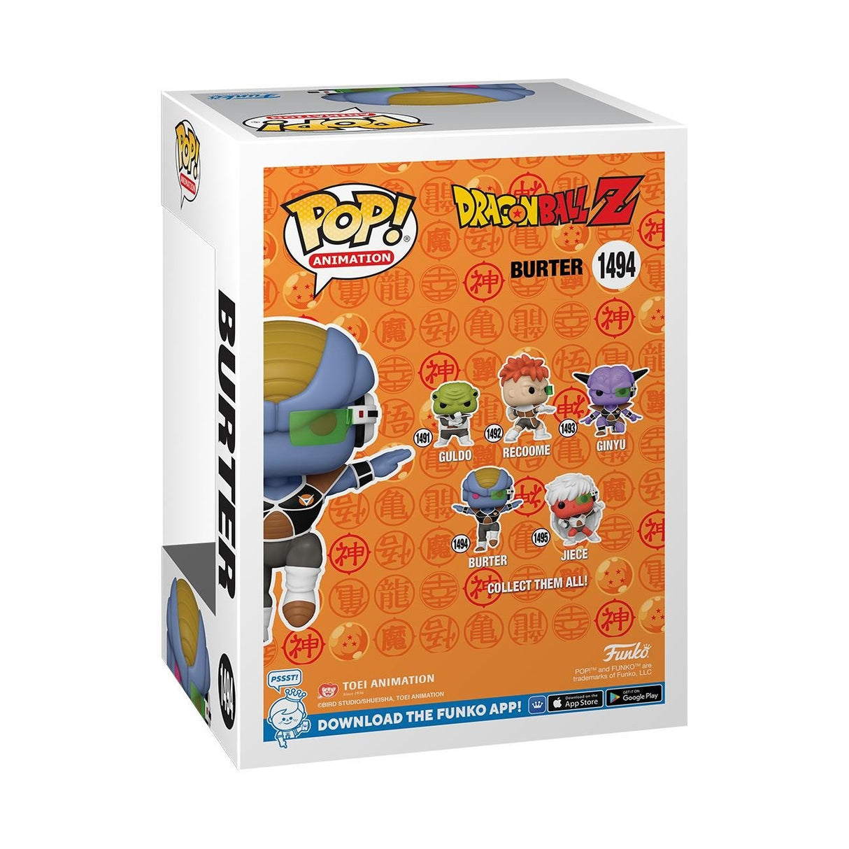 Funko Pop Burter 1494 - Dragon Ball Z - 889698486705