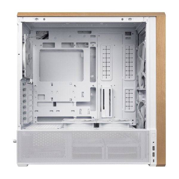 EAN 4718466015860 - Lian Li Lancool LAN217W carcasa de ordenador Midi Tower Blanco, Madera imagen 4