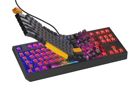EAN 5901969443325 - GENESIS Thor 230 TKL Anchor Gray Negative Outemu Red teclado Juego USB + RF Wireless + Bluetooth QWERTY N imagen 5