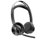 Poly Auriculares Voyager Focus 2 Usb-C-C Con Certificación Microsoft Teams + Adaptador Usb-C/A