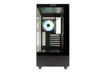 Caja Abysm Danube Sava H400 Black Atx, Itx, Micro Atx - Lateral Y Frontal Cristal Templado - 3.5" Y 2.5" - Usb-A,