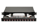 Equip Lwl-Spleisskamen 12-Port Lc-Duplex Om4 1u Komplett Sw