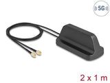 EAN 4043619814855 - DeLOCK 81485 antena para red Antena omnidireccional 2x SMA 3 dBi imagen 1