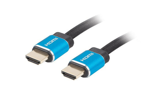 EAN 5901969422429 - Lanberg CA-HDMI-P20CU-0010-BK cable HDMI 1 m HDMI tipo A (Estándar) Negro, Azul imagen 2