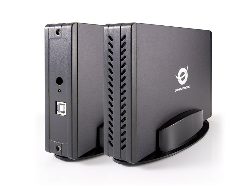 Conceptronic Caja Externa 3.5" , Sata, Aluminio, Usb2.0,  Max Transf 480mbps