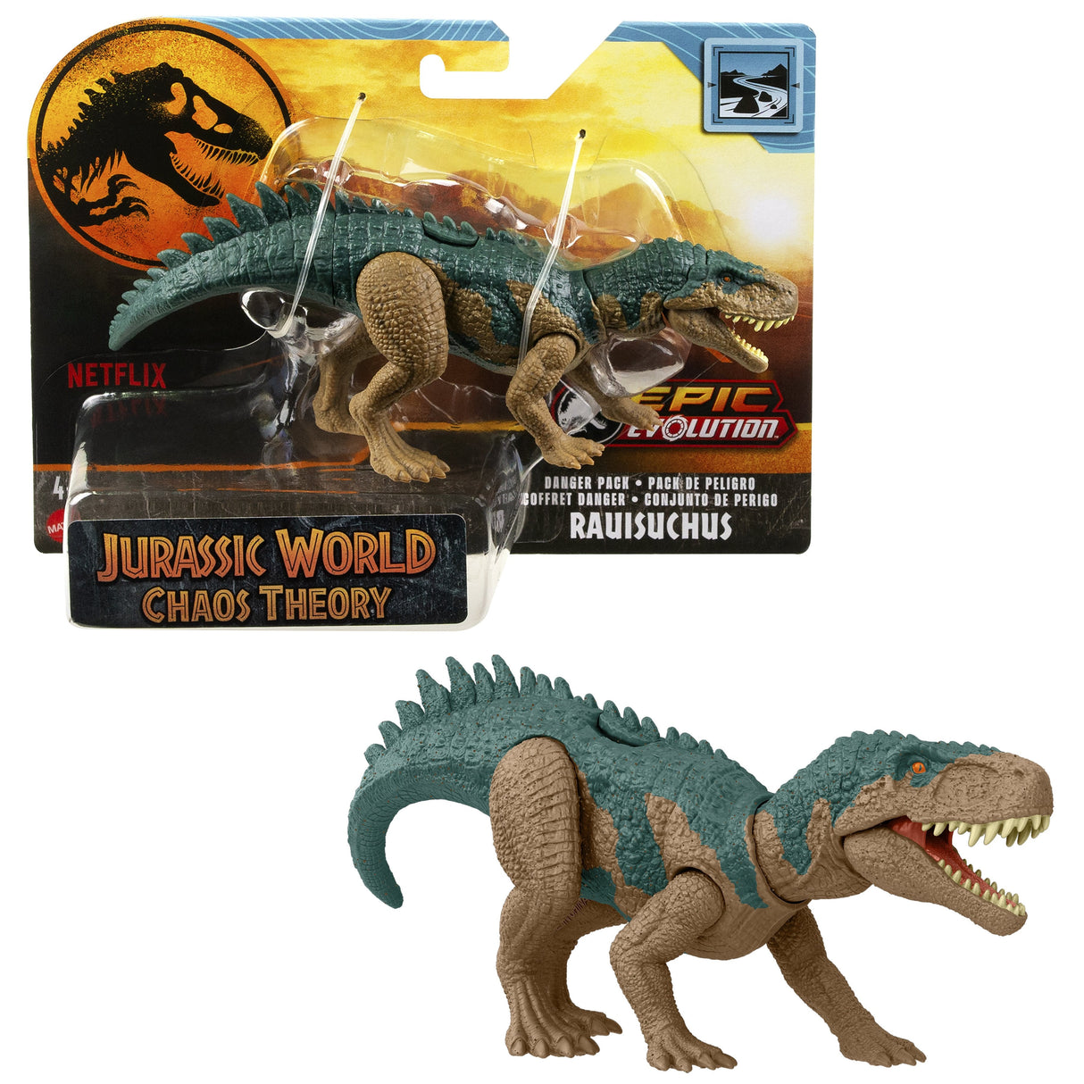 Figurka Jurassic World Niebezpieczny Dinozaur Rauisuchus