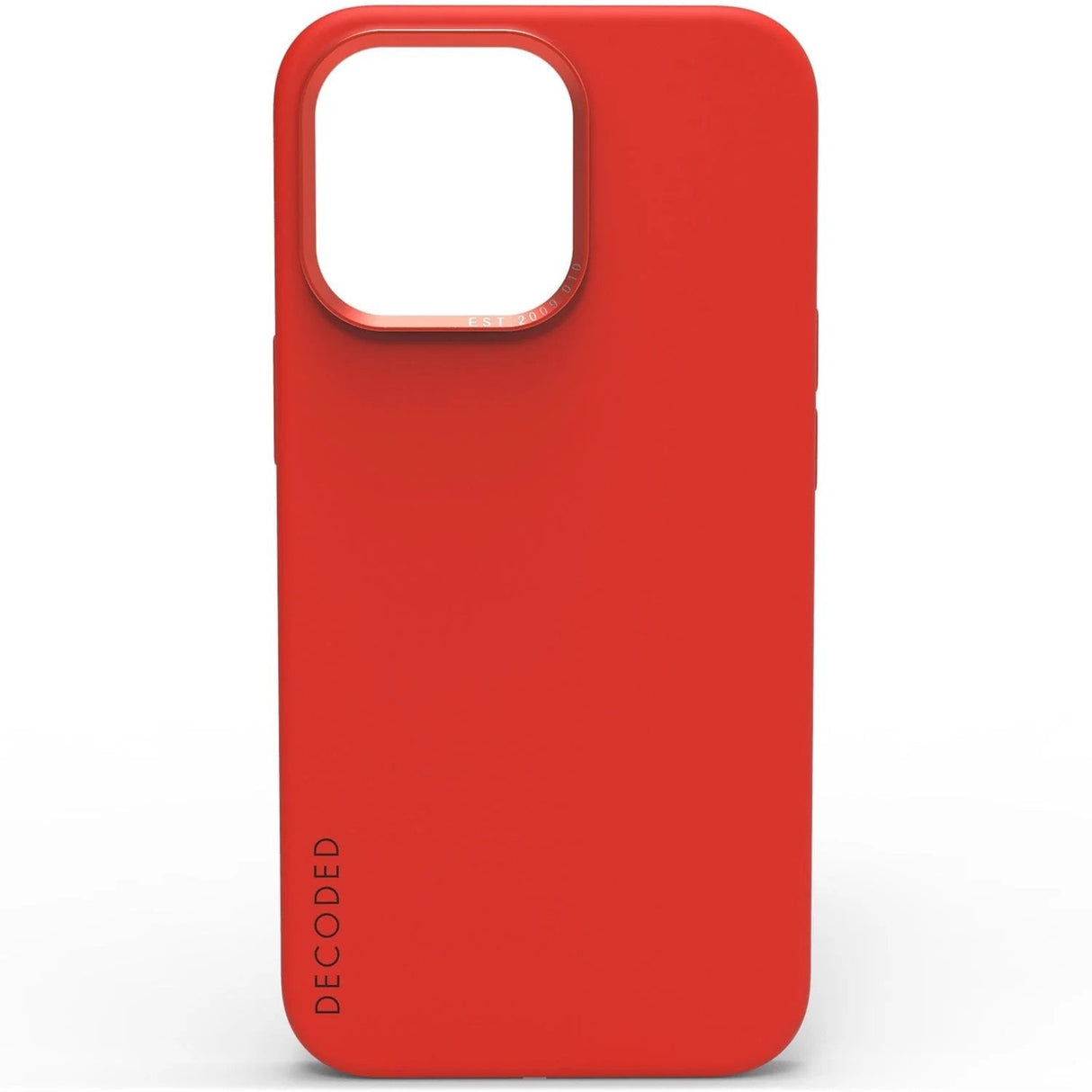 Funda  Trasera De Silicona Decoded Iphone 13 Pro Max Rojo Brisk