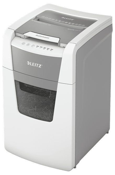 EAN 4002432124114 - Leitz 80140000 triturador de papel Microcorte 55 dB 22 cm Gris, Blanco imagen 1