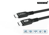 EAN 5704174978176 - Microconnect USB4CC2 cable USB USB4 Gen 3x2 2 m USB C Negro imagen 1