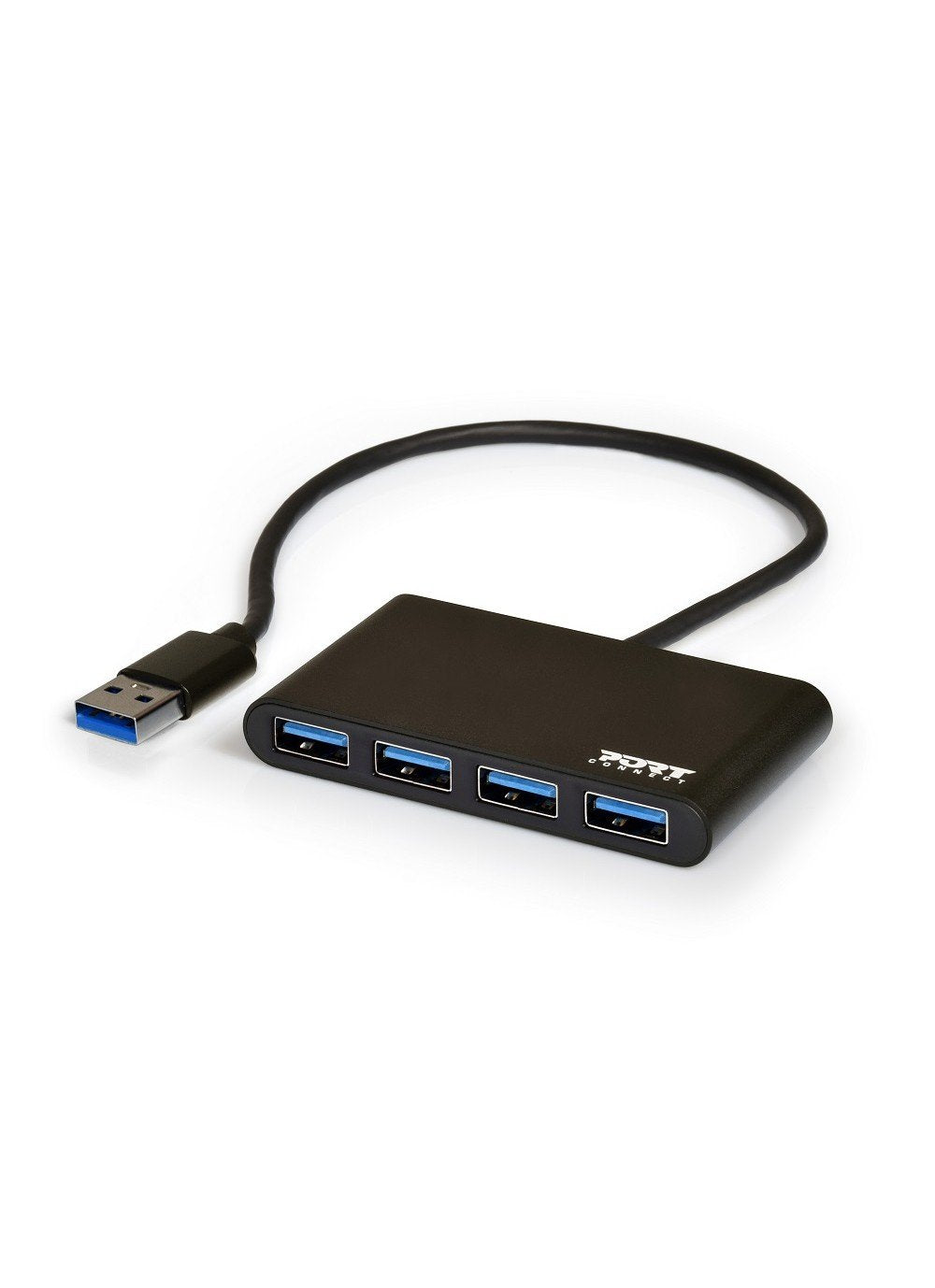 Port Designs Hub 4 Puertos Usb 3.0 Negro