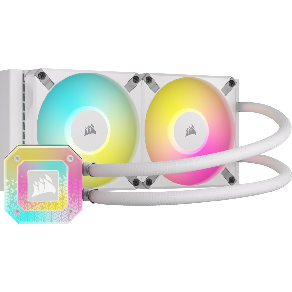 Refrigerador Liquido Cpu Corsair H100i Elite Capellix Xt Rgb (2x120mm) Blanco