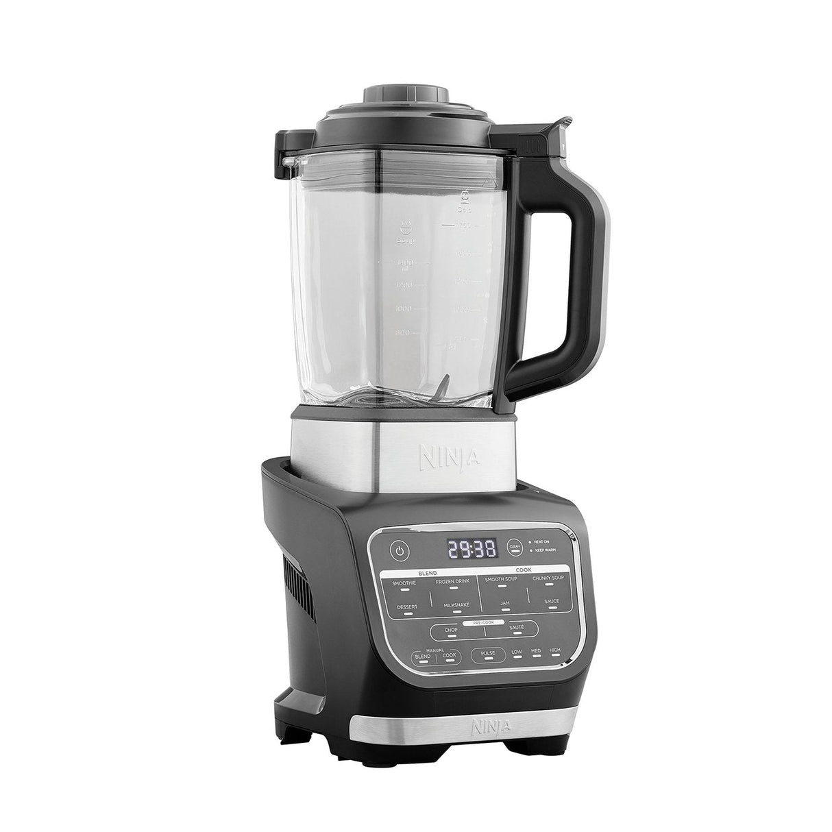 Licuadora Y Sopera Ninja Foodi Hb150eu Negra/Acero Inoxidable, 1000 Vatios, 1,7 Litros Hb150eu