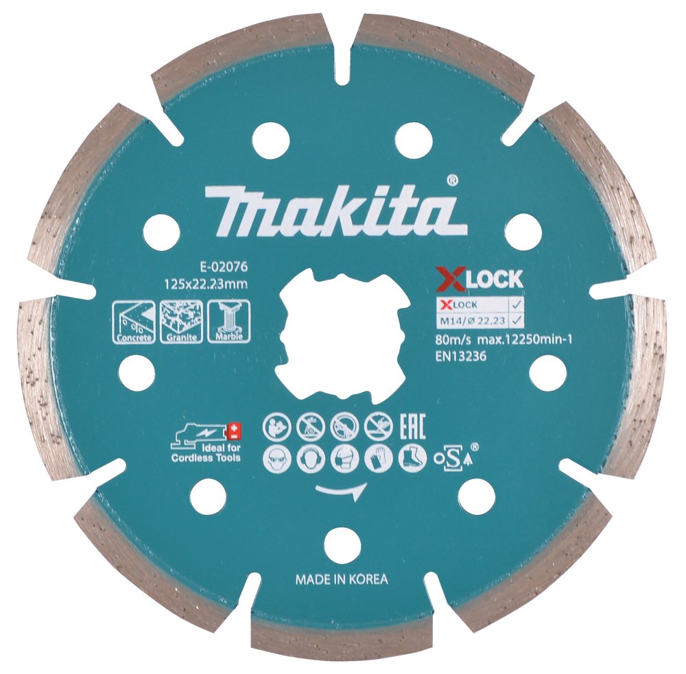 Makita Diamantsch. 125mm X-Lock Beton