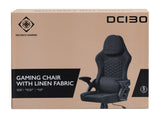 Deltaco Dc130 Gamingstuhl Soft Woven Mesh, Schwarz