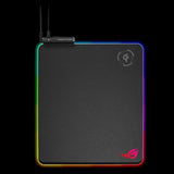 Alfombrilla Asus Rog Balteus Qi Asus Rog Balteus Qi, Negro, Monótono, Rojo/Verde/Azul, Base Antiderrapante, Alfombrilla De Ratón Para Juegos