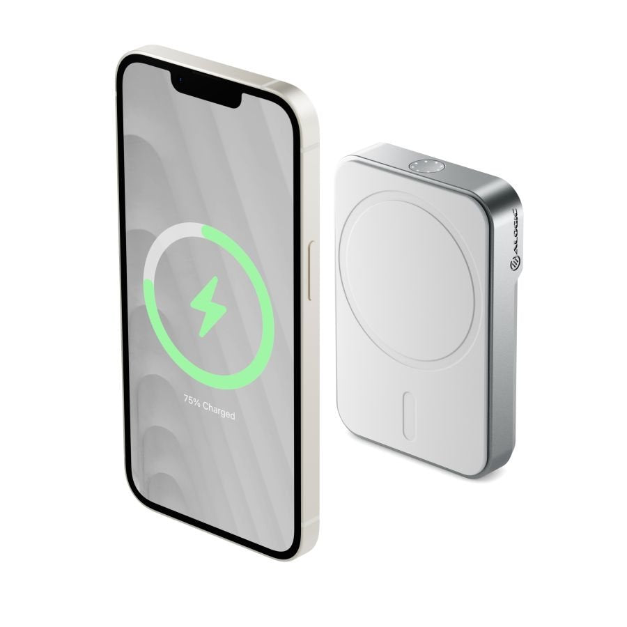 Alogic Mspb5kwh Batería Externa 5000 Mah Cargador Inalámbrico Blanco