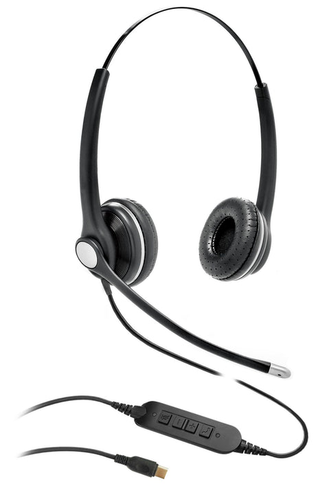 EAN 5704174222965 - eSTUFF GLB240450 auricular y casco Auriculares Alámbrico Diadema Oficina/Centro de llamadas USB Tipo C Bl imagen 1