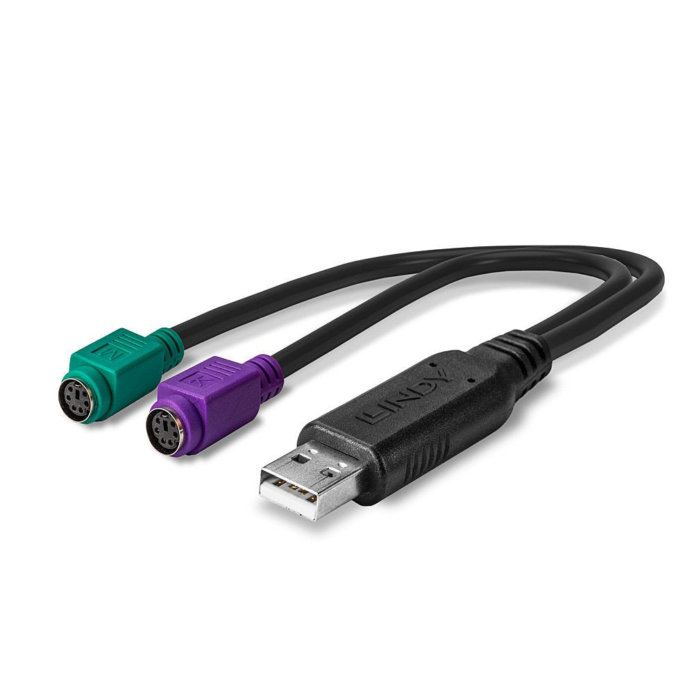 EAN 4002888426510 - Lindy 42651 cambiador de género para cable USB A 1.1 2 x Mini-DIN 6 Pin Negro imagen 5