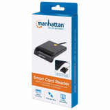 EAN 0766623102049 - Manhattan 102049 lector de tarjeta inteligente Interior USB USB 2.0 Negro imagen 5