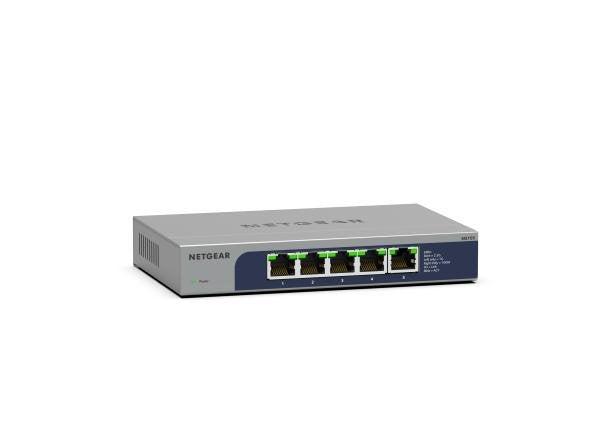 Netgear Ms105-100eus Switch No Administrado 2.5g Ethernet (100/1000/2500) Energía Sobre Ethernet (Poe) 1u