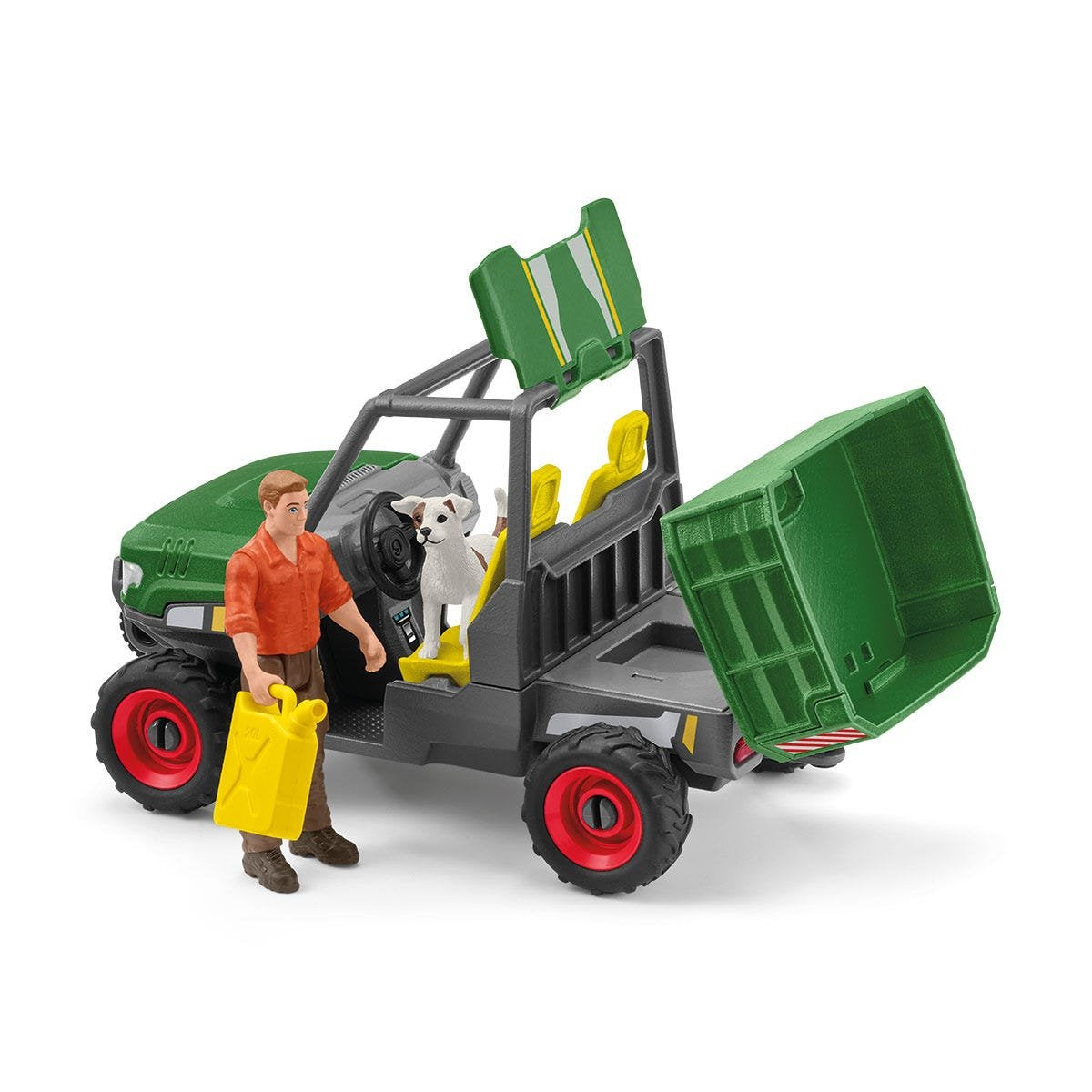 Figura Schleich Farm World Granjero Forestal Con Vehículo  42659