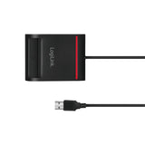 Lector De Tarjetas Externo Logilink Dni Criptograficas/Negro Cr0047