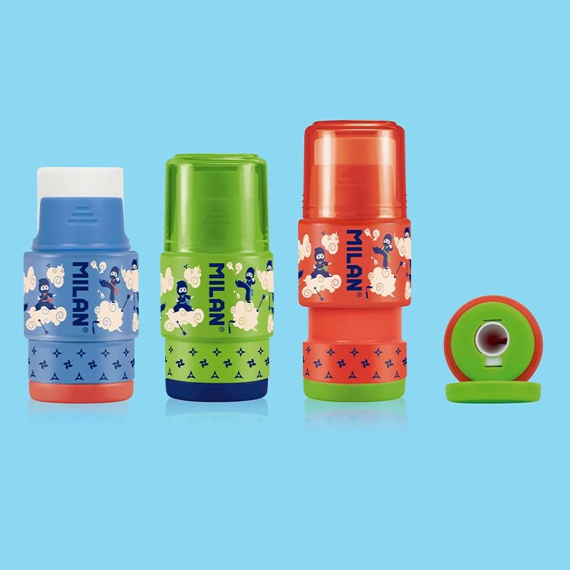 Milan Afilaborras Extension Serie Especial Ninjutsu Caja Expositora De 16 C/Surtidos