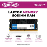 Memoria Origin Storage 32gb Ddr4 3200mhz Sodimm 2rx8 Non-Ecc 1.2v 1 X 32 Gb