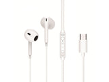 Auricular Intrauditivo Usb-C Conceptronic Brendan02w 1.2m Microfono Controles Color Blanco