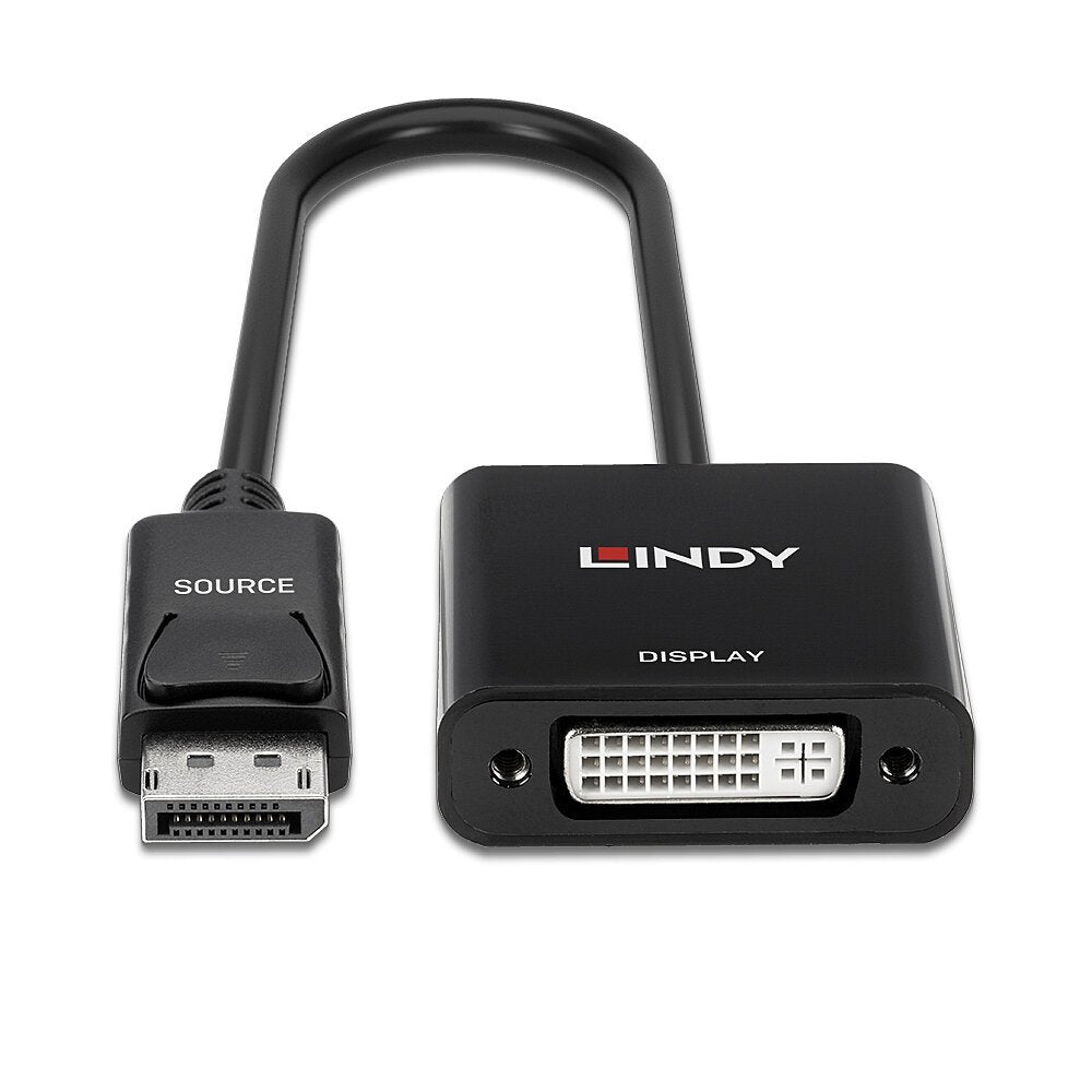 Lindy 41734 Adaptador Displayport A Dvi-D  Negro  0,17 M