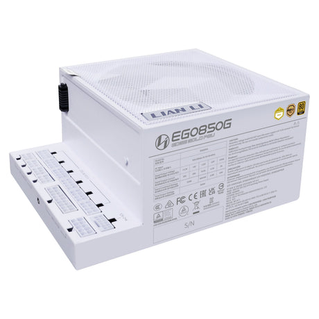 EAN 4718466016331 - Lian Li EG0850G unidad de fuente de alimentación 850 W 20+4 pin ATX ATX Blanco imagen 1