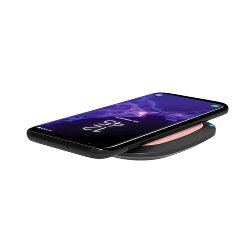 Realpower Freecharger-10 Negro/Rosa, Estación De Carga Inalámbrica Qi