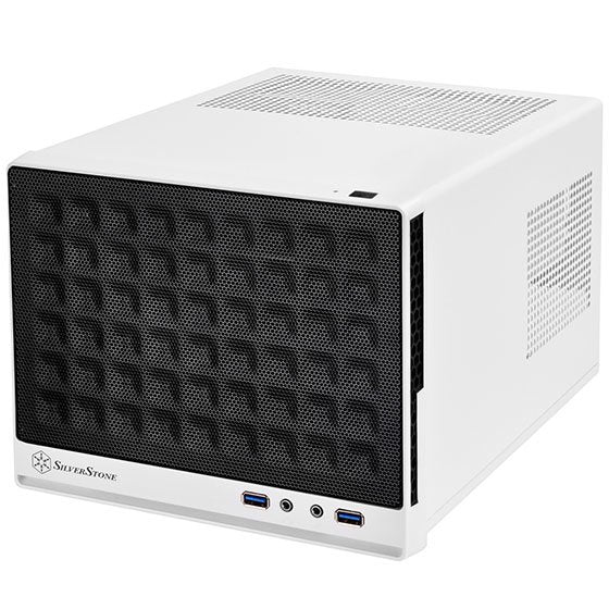 Caja Pc Silverstone Sg13 Mini Tower Negro, Blanco