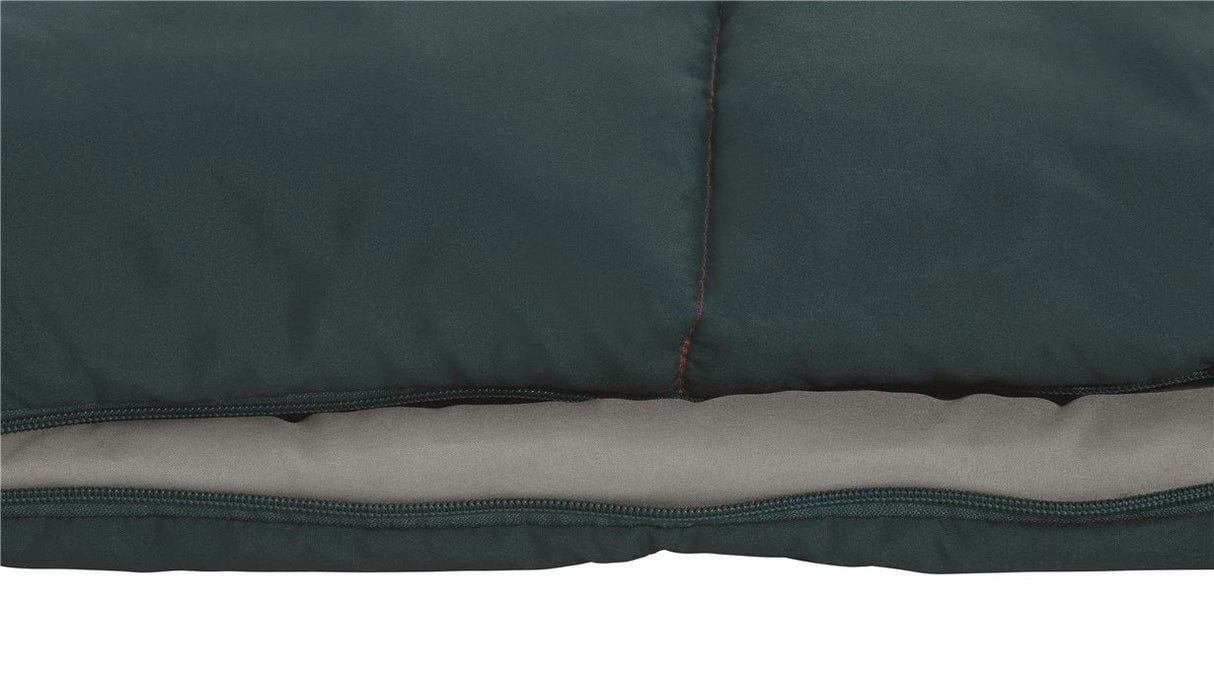 Easy Camp Moon 200 Adulto Saco De Dormir Rectangular Microfibra, Poliéster Verde Azulado