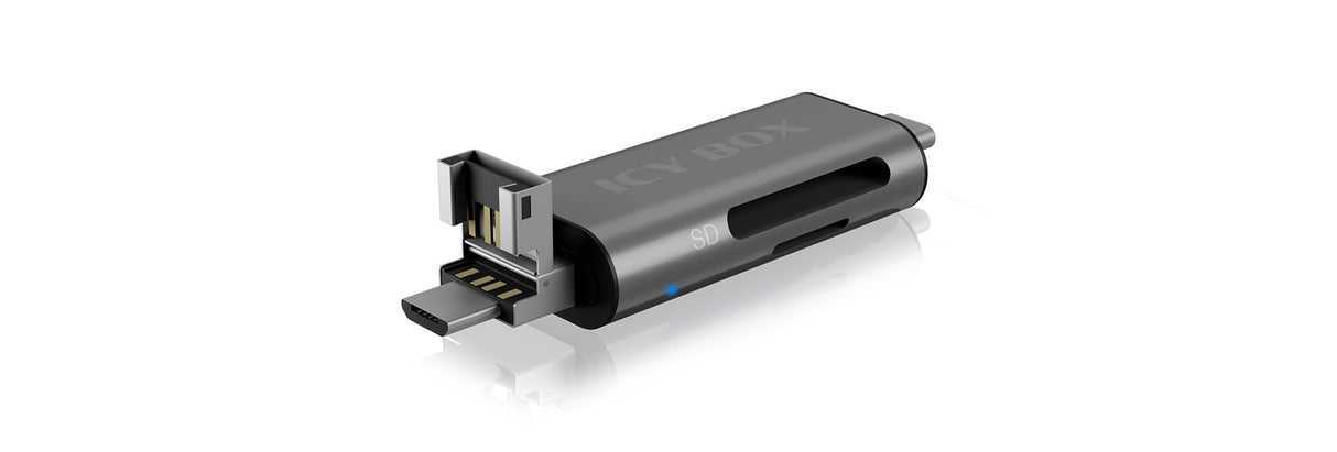 EAN 4250078171232 - ICY BOX IB-CR201-C3 lector de tarjeta USB 3.2 Gen 1 (3.1 Gen 1) Type-C Antracita imagen 5