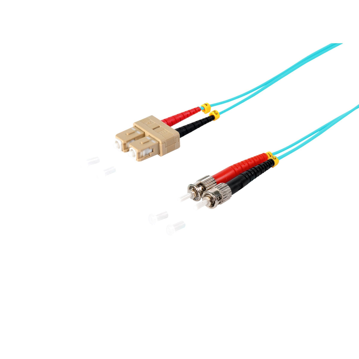 S-Impuls Duplex Cable De Red Sc St 50 125? Om3 Aqua 2,0m