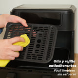 Freidora Por Aire Airfryer Sin Aceite Grunkel Dualflexifryer 2800w Capacidad 10l